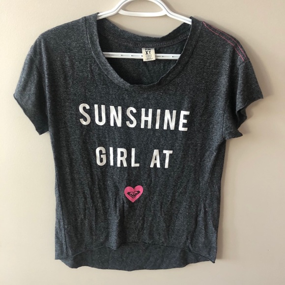 3/$30 ROXY Sunshine Girl at Heart Top - Picture 1 of 3